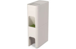 Joseph Joseph 48 Litre Stack Recycling Bin - Stone